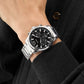 GUESS Mens Silver Tone Multi-function Watch 44 mm GW0900G1