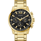 GUESS Mens Gold Tone Multi-function Watch GW0900G3