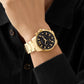 GUESS Mens Gold Tone Multi-function Watch GW0900G3