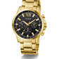 GUESS Mens Gold Tone Multi-function Watch GW0900G3