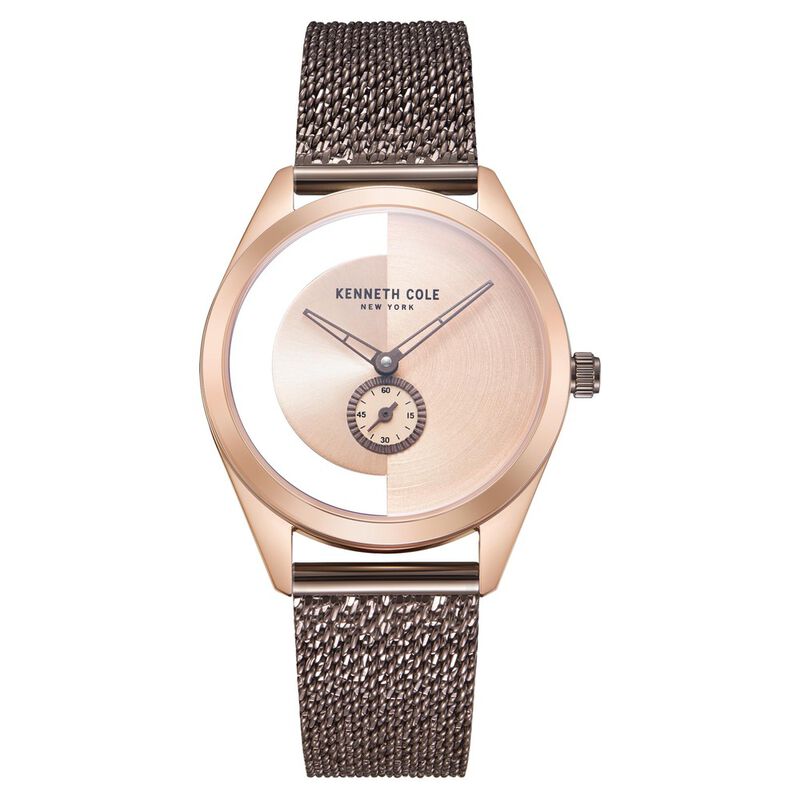 Kenneth Cole Quartz Analog Rose Gold Dial Stainless Steel Strap Watch for Women NEKCWLG2223102LD