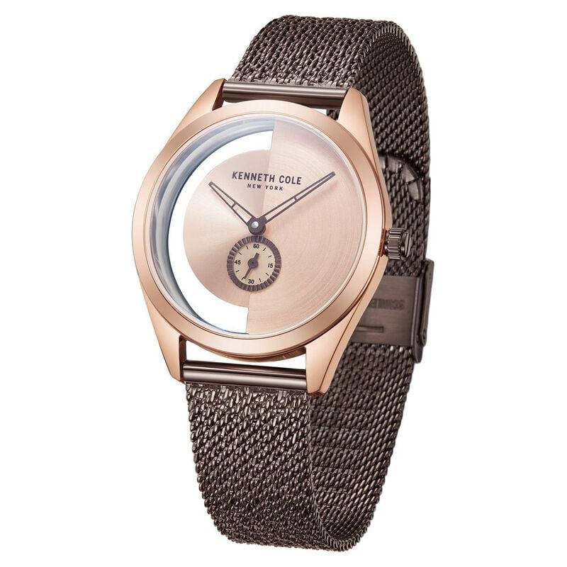 Kenneth Cole Quartz Analog Rose Gold Dial Stainless Steel Strap Watch for Women NEKCWLG2223102LD