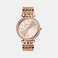 Michael Kors  Women's Rose Gold Analog Stainless Steel Watch MK3192