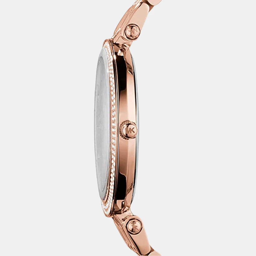 Michael Kors  Women's Rose Gold Analog Stainless Steel Watch MK3192