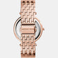 Michael Kors  Women's Rose Gold Analog Stainless Steel Watch MK3192