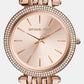 Michael Kors  Women's Rose Gold Analog Stainless Steel Watch MK3192