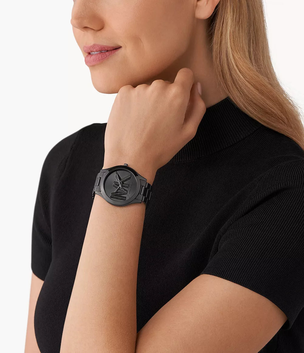 Michael kors runway black smartwatch online