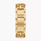 Michael Kors MK Empire Three-Hand Gold-Tone Stainless Steel Watch MK7406