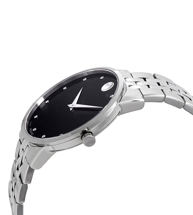 Movado Museum Classic Black Watch for Men 607201