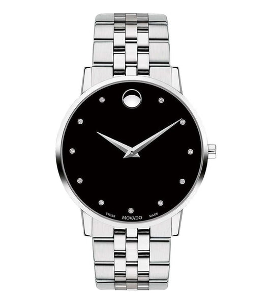 Movado Museum Classic Black Watch for Men 607201