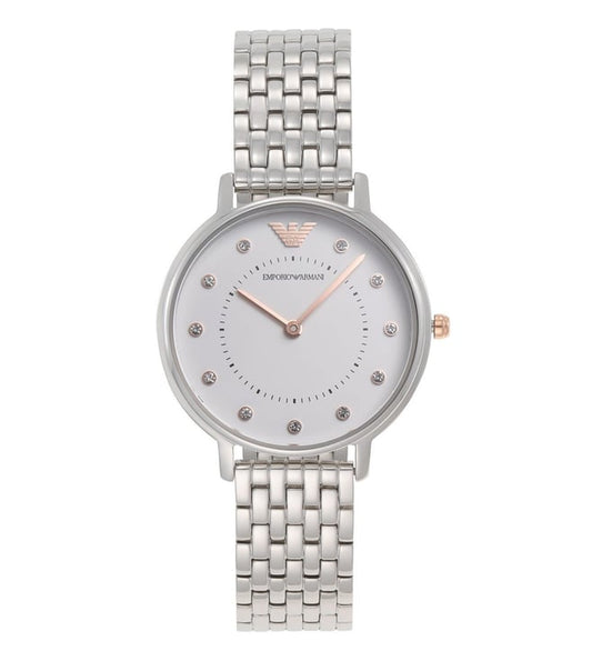 Emporio Armani Kappa White Dial Watch for Women AR80023