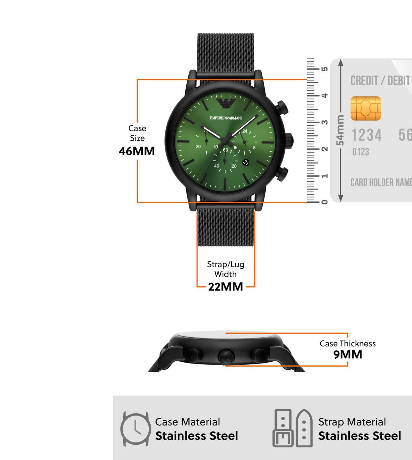 Emporio Armani Luigi Watch AR11470 Watch Krishna – Chronograph