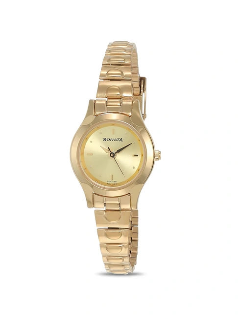 Sonata Analog Watch for Women NP8098YM02