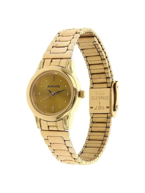 Sonata Analog Watch for Women NP8925YM02W