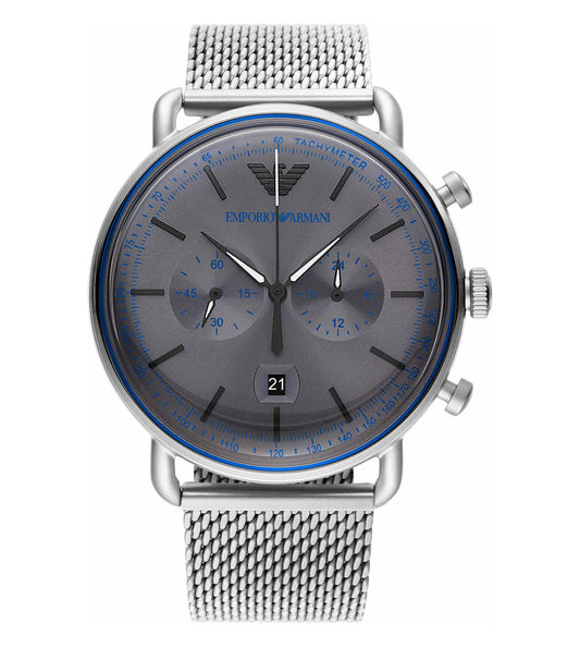 Emporio Armani Analog Grey Dial Men's Watch-AR11383