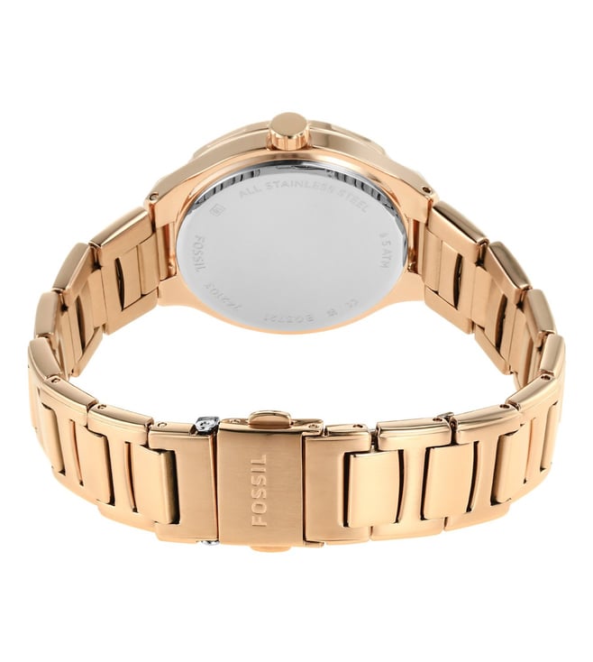 Eevie Multifunction Rose Gold Stainless Steel Watch BQ3721