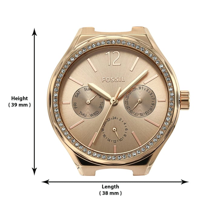 Eevie Multifunction Rose Gold Stainless Steel Watch BQ3721