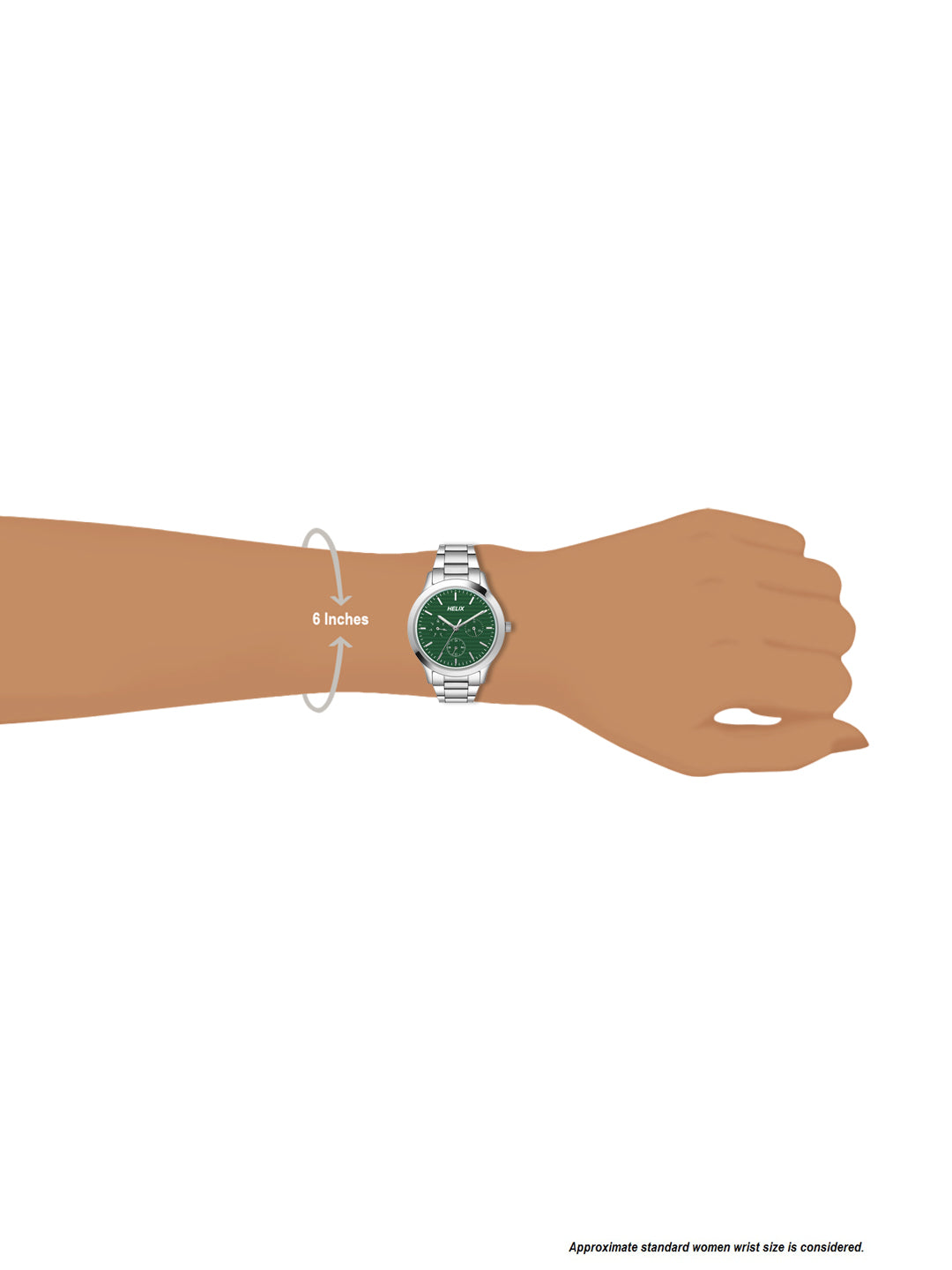 helix Analog Green Dial Women's Watch - TW053HL02