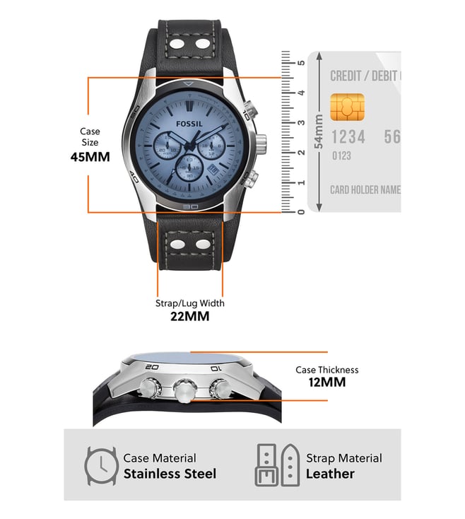 Buy Fossil Coachman Chronograph Watch for Men Online Krishna Watch Company KRISHNA WATCH COMPANY