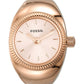 Watch Ring Two-Hand Rose Gold-Tone Stainless Steel ES5247