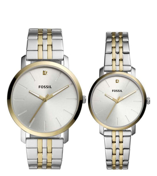 Fossil Lux Luther Watch Set for Couples BQ2467SET