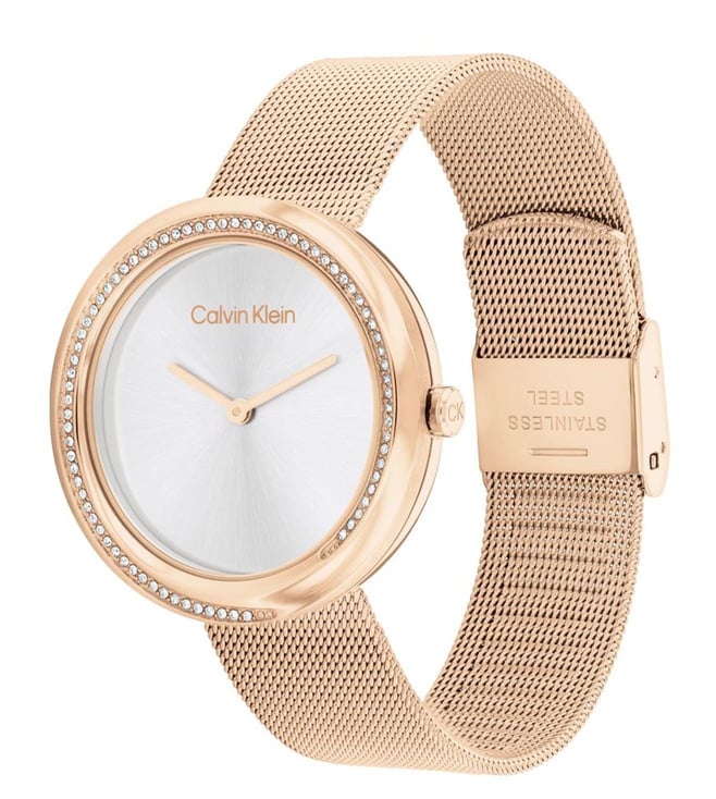 CALVIN KLEIN  Twisted Bezel Watch for Women 25200312