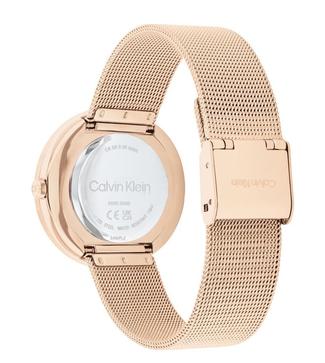 CALVIN KLEIN  Twisted Bezel Watch for Women 25200312