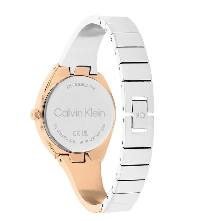 Calvin Klein Women s Silver Analog Stainless Steel Watch 25200237 KRISHNA WATCH COMPANY