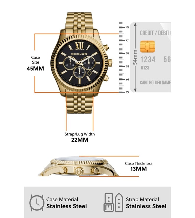 Michael Kors Lexington Chronograph Watch for Men MK8286