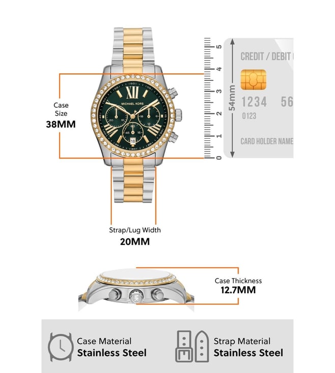 Michael Kors Lexington Chronograph Watch for Women MK7303