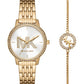 MICHAEL Michael Kors Outlet Melissa Analog Watch for Women With Bracelet MK1051SET