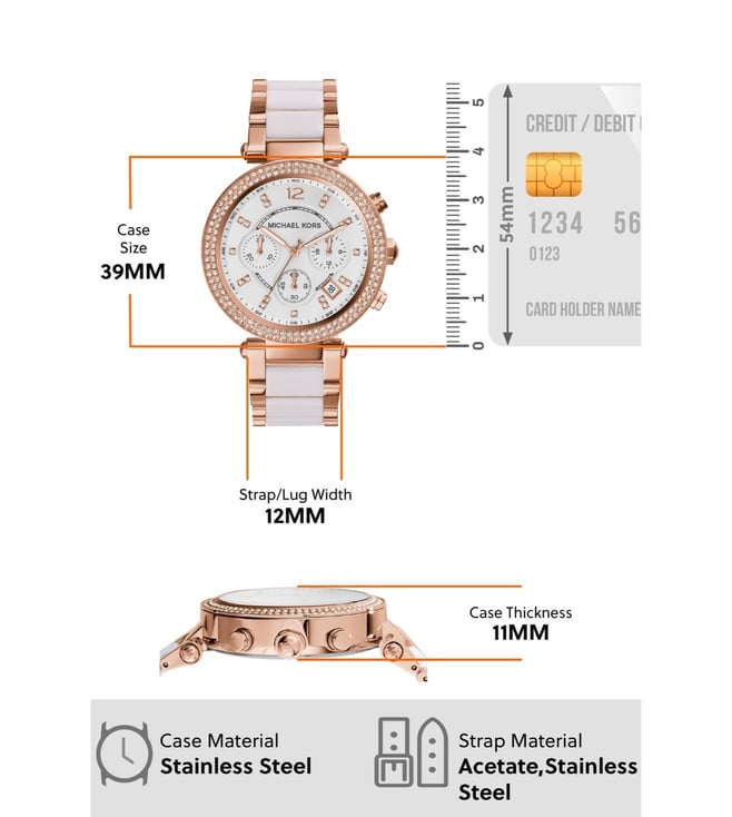 Michael Kors Parker Chronograph Watch for Women MK5774