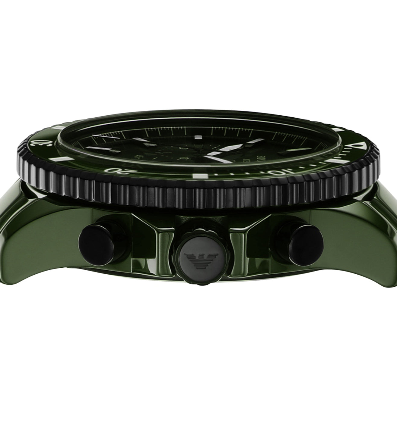 Emporio Armani Chronograph Green Ceramic Watch AR70011