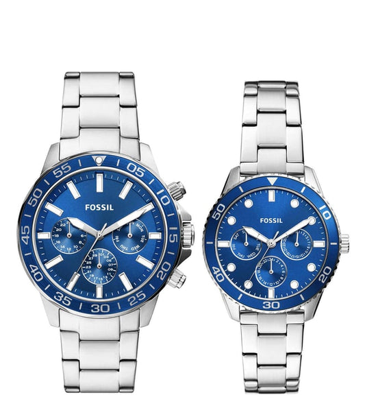 Fossil Bannon Analog Couples Watch BQ2828SET