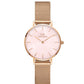 Daniel Wellington Petite Women Pink Round Dial Analog Watch - DW00100513K