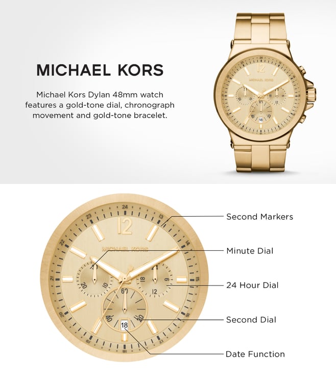 Michael Kors Dylan Analog Watch for Men MK8278