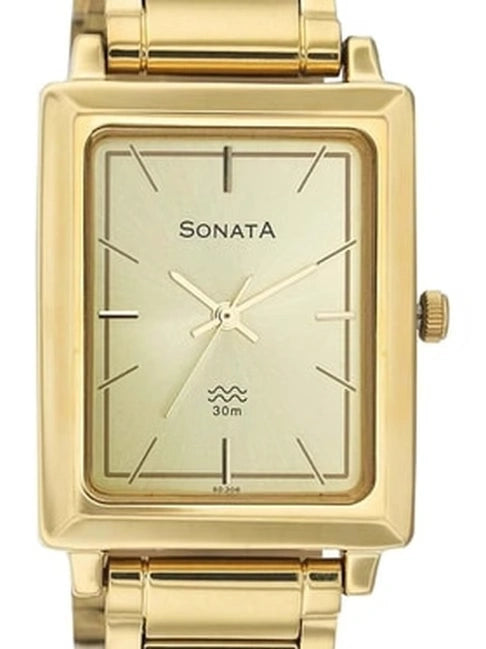 Sonata Analog Watch for Men NS7078YM02