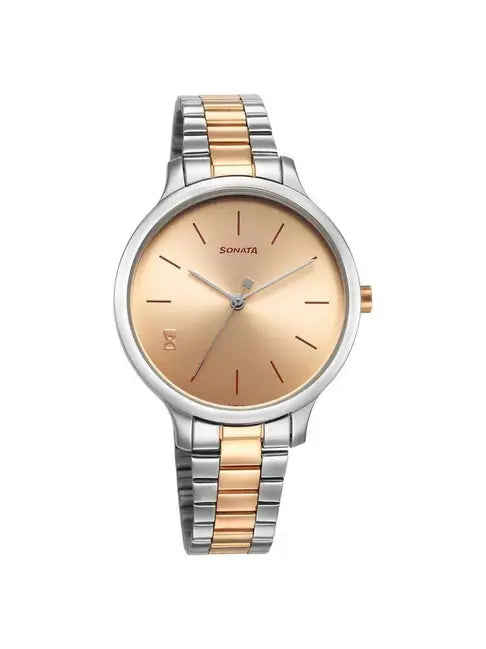 Sonata Play Analog Watch for Women NS87050KM01