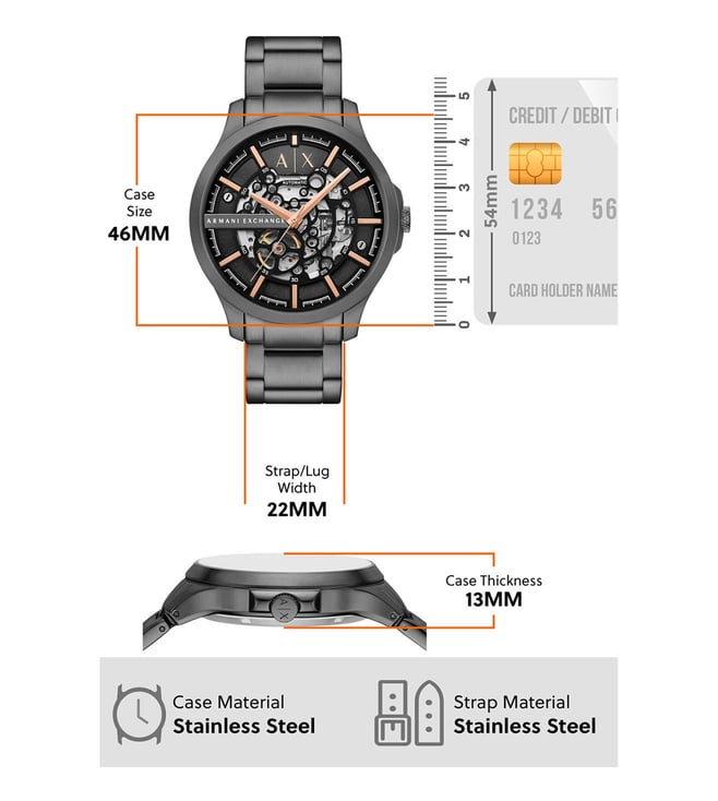 Armani Exchange Automatic Watch for Men AX2458