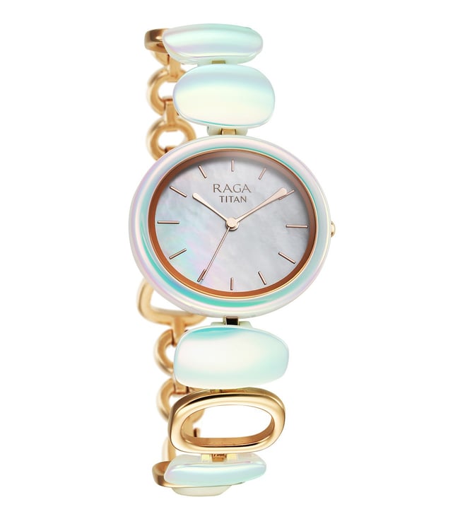 Titan Ceramic s Upgrades Analog Watch for Women 95146KD04