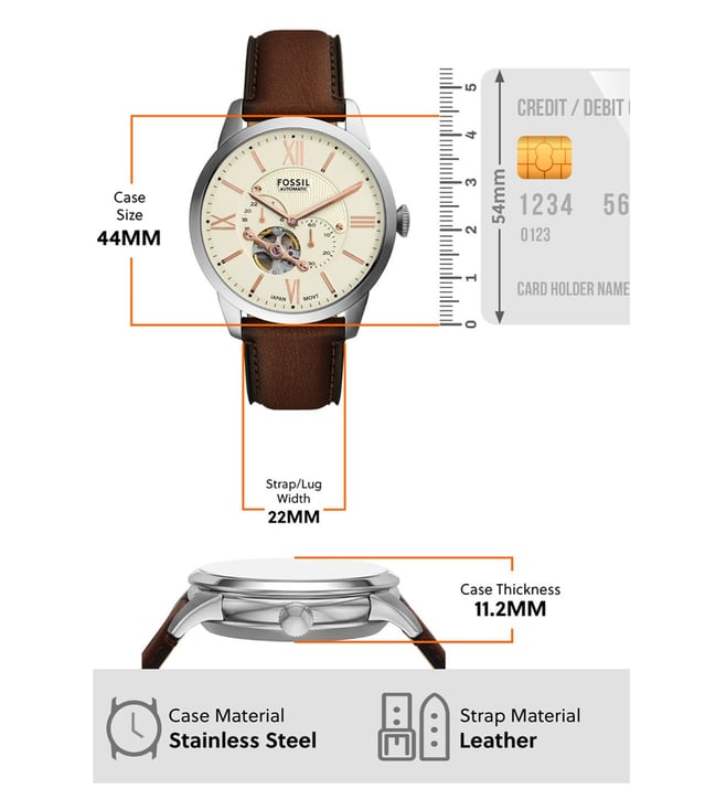 Fossil Townsman Automatic Watch for Men ME3266