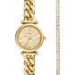 Fossil Carlie Analog Watch for Women with Bracelet ‌ES5387SET