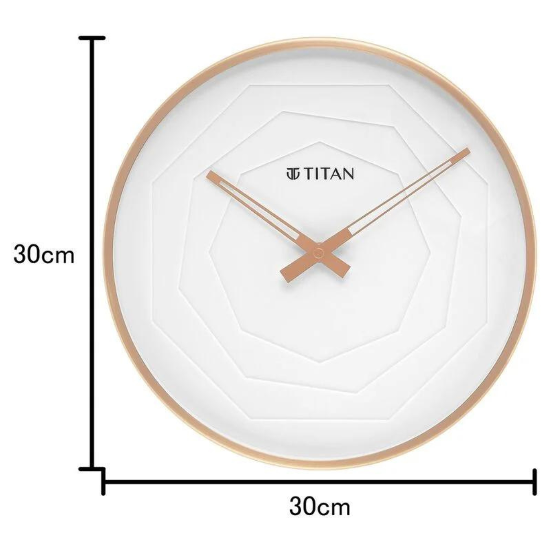 Titan metal best sale wall clock