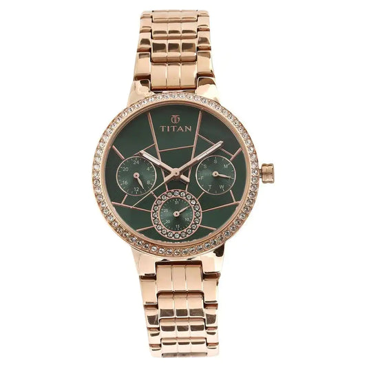 Whimsy Green Dial Multifunction Watch NP95058WM01 (DG961)