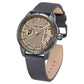 Police Quartz Analog with Date Grey Dial Leather Strap Watch for Men neplpewjb2226903 / plpewjb2226903