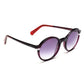 Scott Sunglasses Grey Lens Wayfarer Sunglass Full Rim Purple Frame - SC 10015 C3 52 S