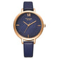 Poze by Sonata Quartz Analog Blue Dial PU Leather Strap Watch for Women SP80021WL02W