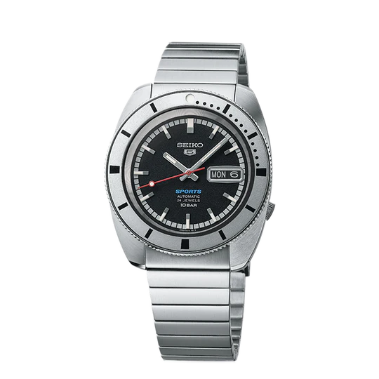 Seiko 5 Sports ‘Pepper Black’ 1968 Recreation Limited Edition - SRPL05K1