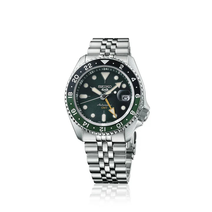 Seiko 5 Sports SKX GMT Bi-Colour Green - SSK035K1