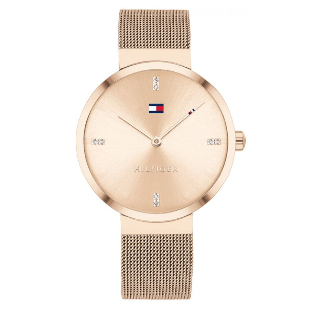 Tommy Hilfiger Women Liberty Round Rose Gold Watches 1782218